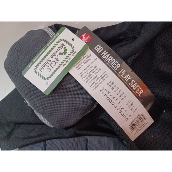 Cramer Lightning 5 Pad Football Shirt W/Integrated Rib, Spine and Pads, SM - Picture 3 of 12